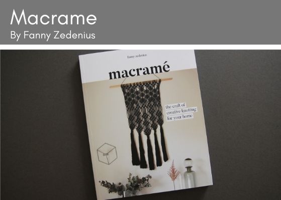 Macrame book by Fanny Zedenius